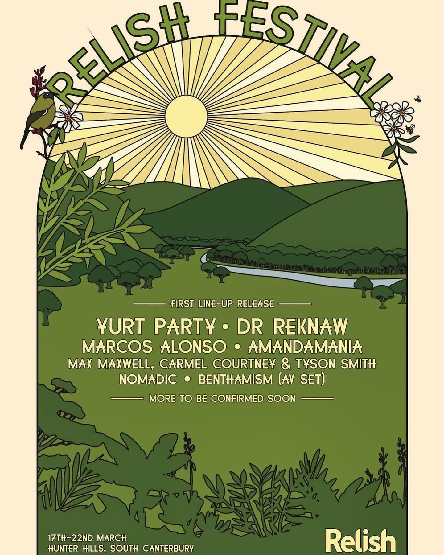 Relish Festival lineup poster